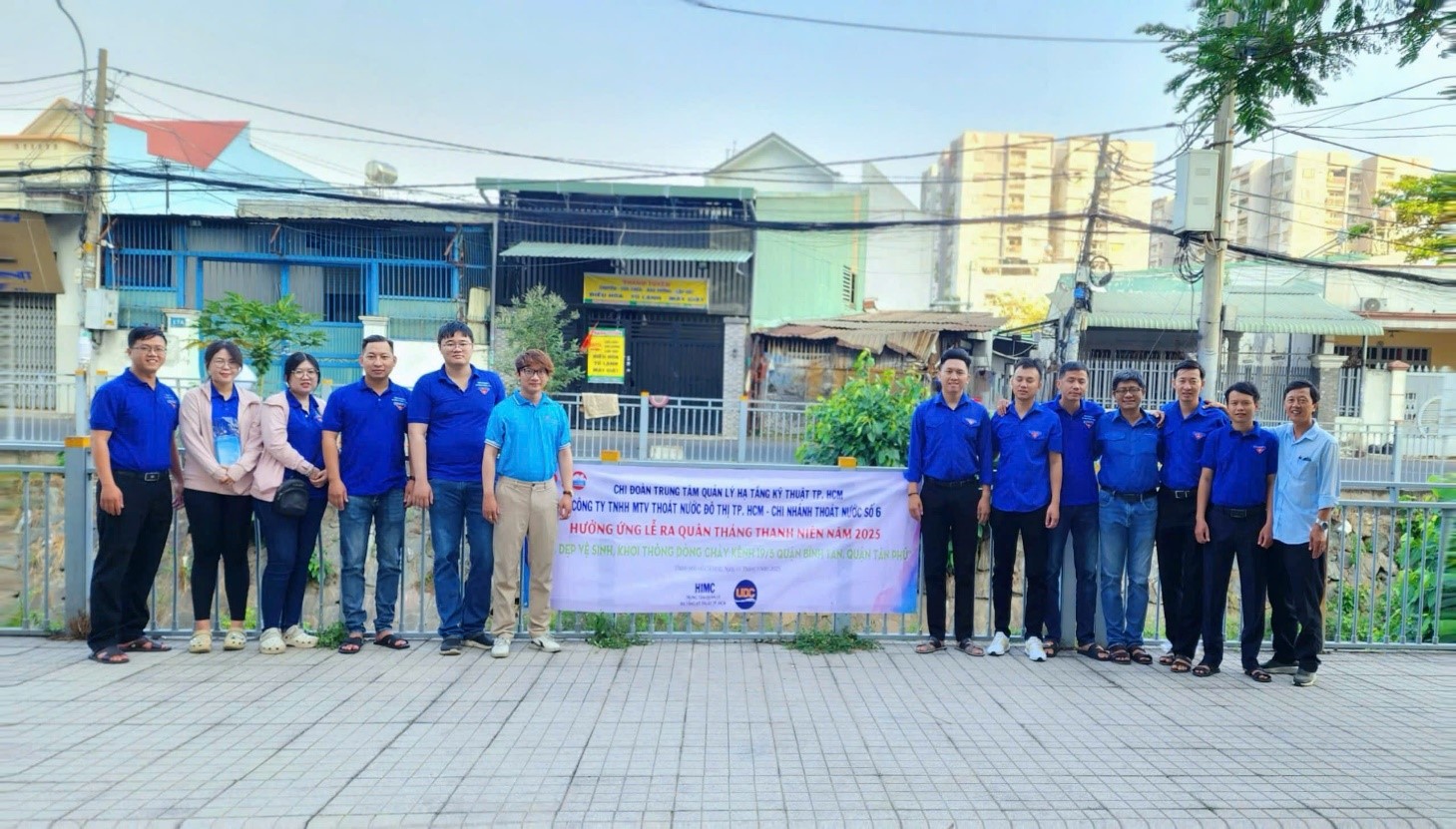 Lễ ra quân Tháng Thanh niên năm 2025 gắn với Công trình “Nạo vét khơi thông dòng chảy kênh 19/5  tại quận Bình Tân – Tân Phú”