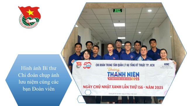 Hoạt động Chi đoàn Trung tâm Quản lý Hạ tầng kỹ thuật Thành phố Hồ Chí Minh 2025