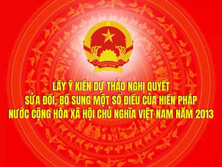 Triển khai lấy ý kiến về dự thảo Nghị quyết sửa đổi, bổ sung một số điều của Hiến pháp nước Cộng hòa xã hội chủ nghĩa Việt Nam năm 2013 trên địa bàn Thành phố Hồ Chí Minh